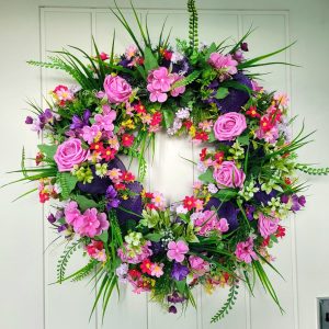 Artificial Door Wreath