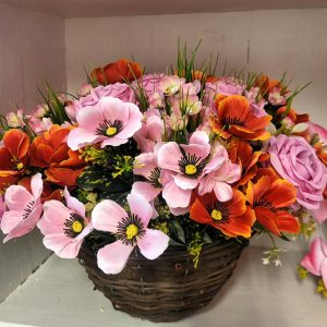 Luxury artificial hanging basket
