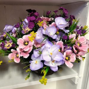 Luxury artificial hanging basket