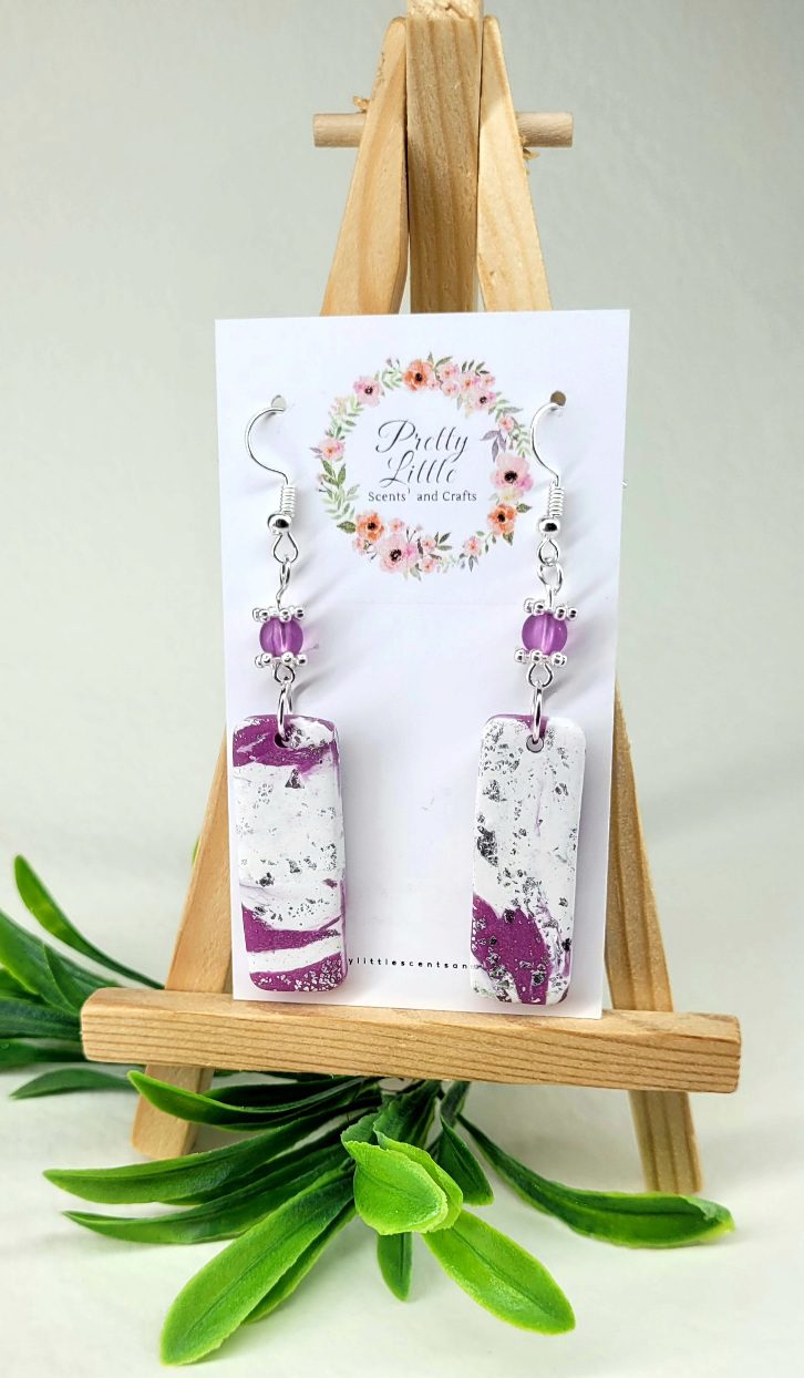 polymer clay earrings handmade